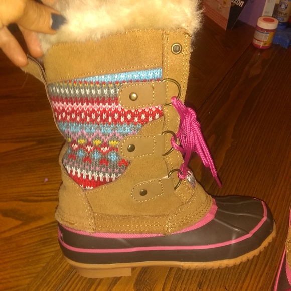 Khombu winter boots with sole rubber - Picture 3 of 4